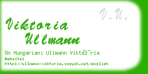 viktoria ullmann business card